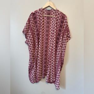 Long flowy boho wrap / long cardigan